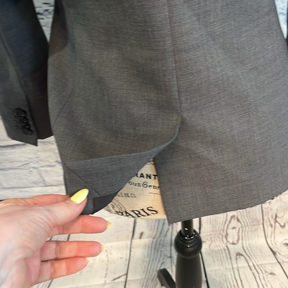 J. Crew Sidney Super 120’s Blazer Heather Gray 100% Wool Size 2 - Picture 10 of 15